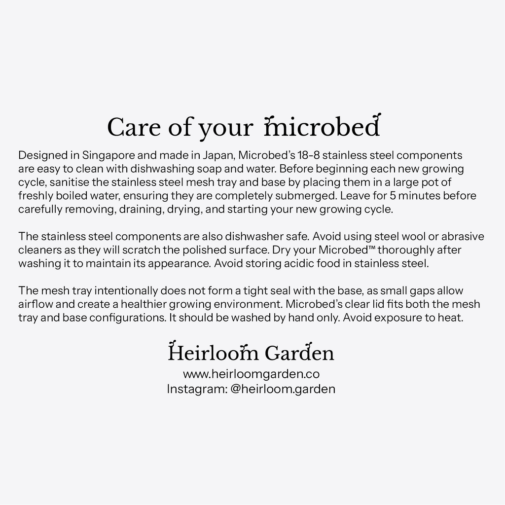 Microbed™ + seed kit