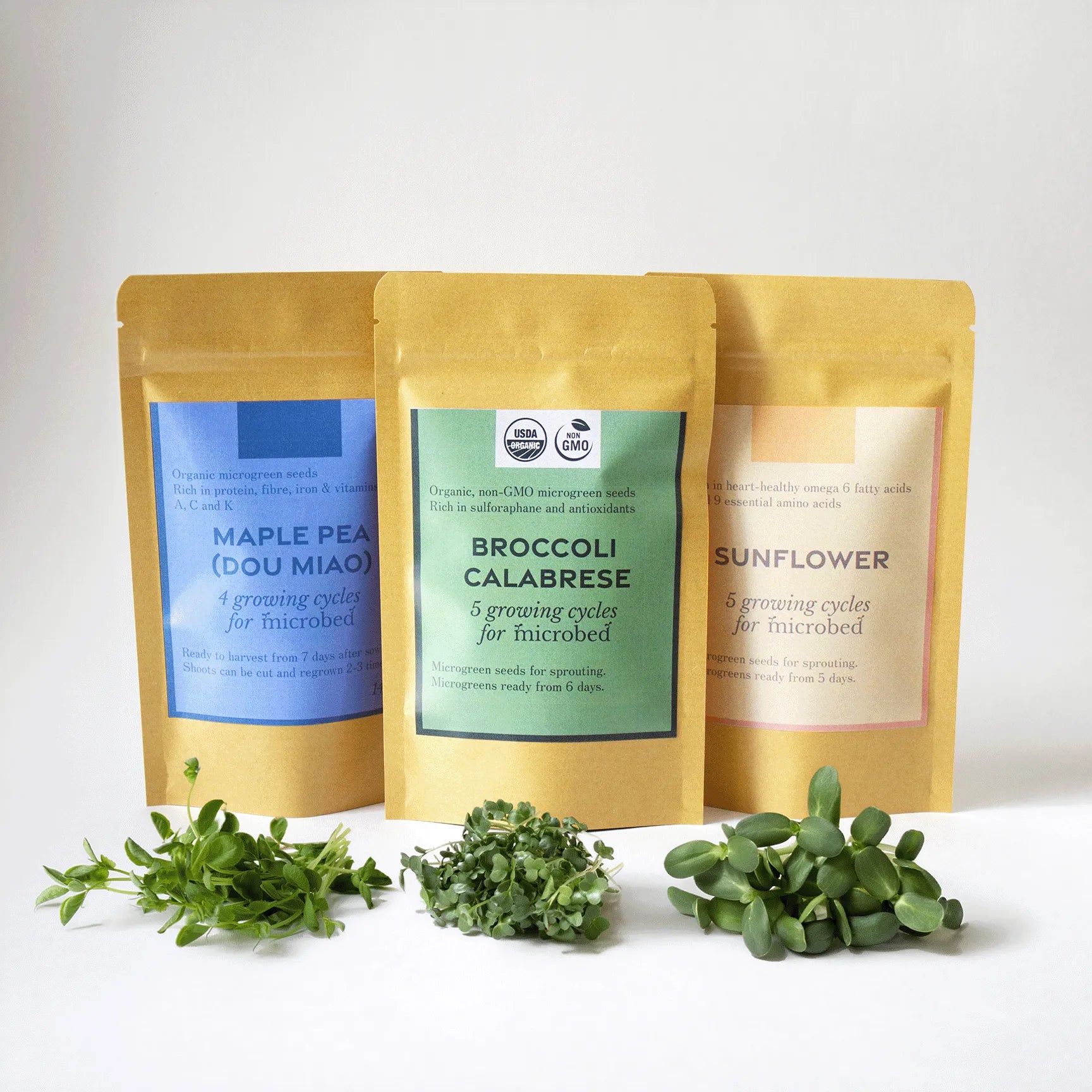 Heirloom Nutrition Microgreen Seed Selection