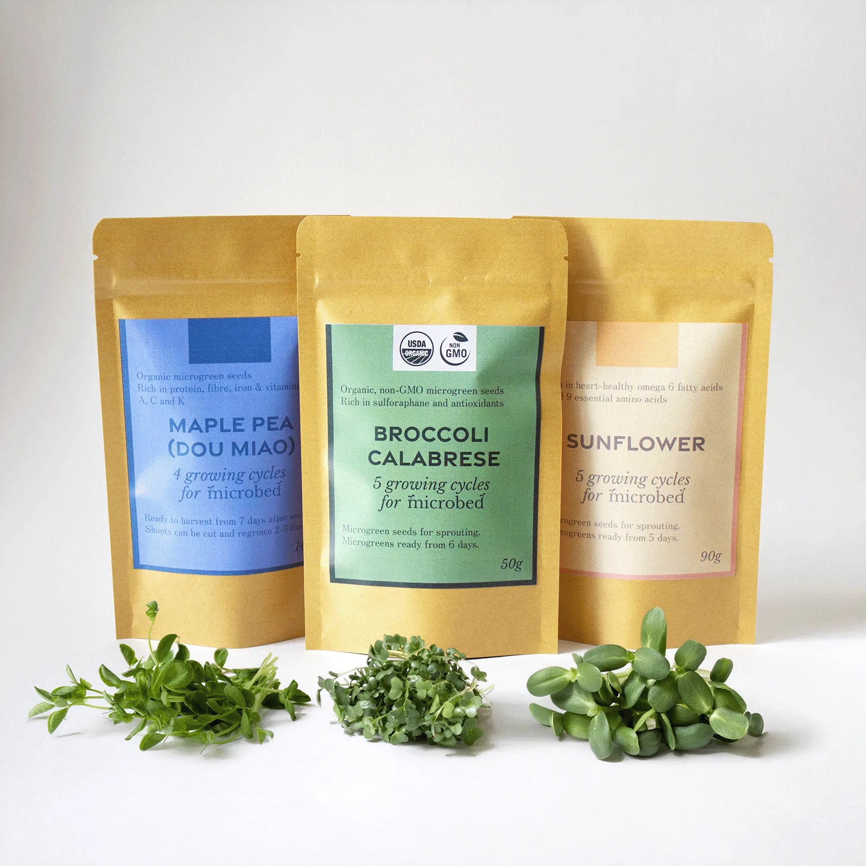 Heirloom Nutrition Microgreen Seed Selection