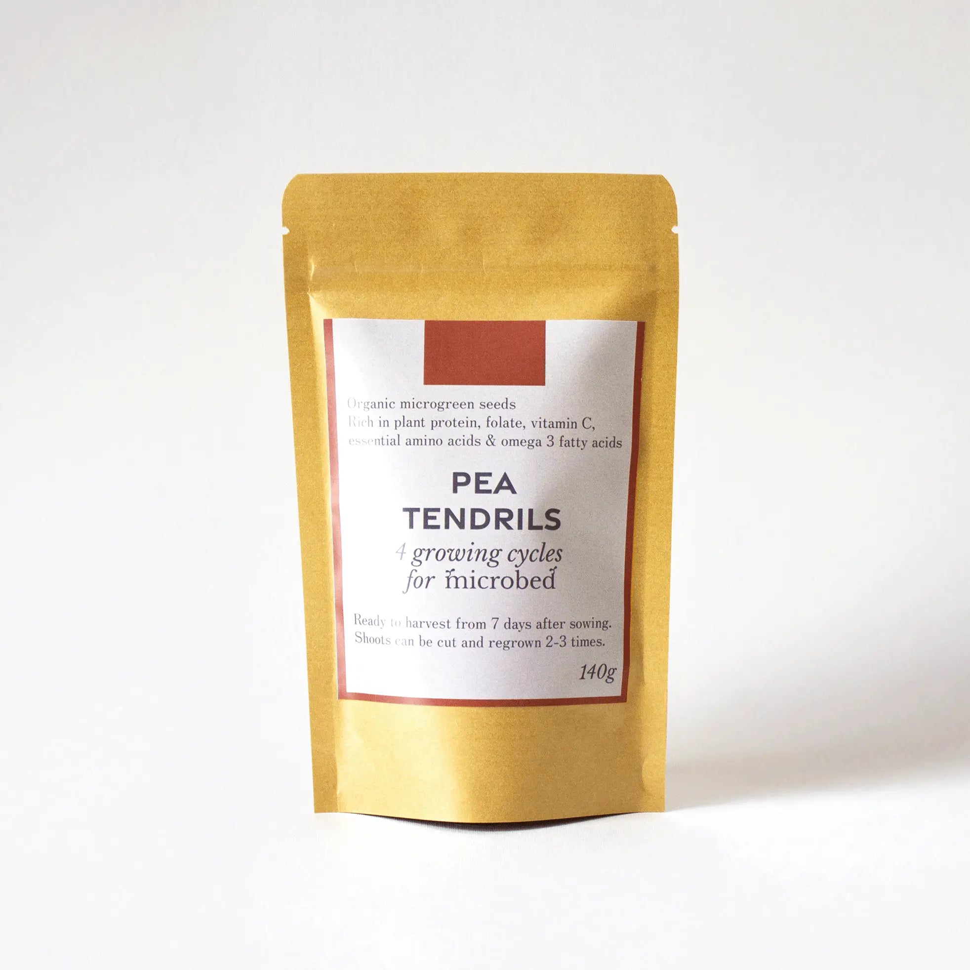 Organic Pea Tendrils seeds